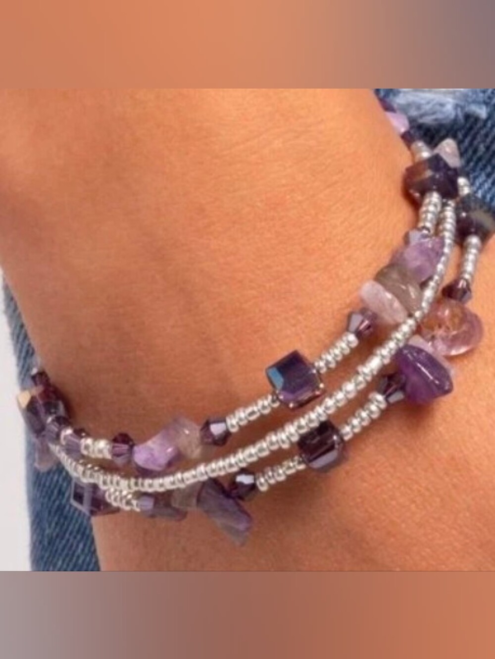PAPARAZZI SEED BEAD SCENE BRACELET